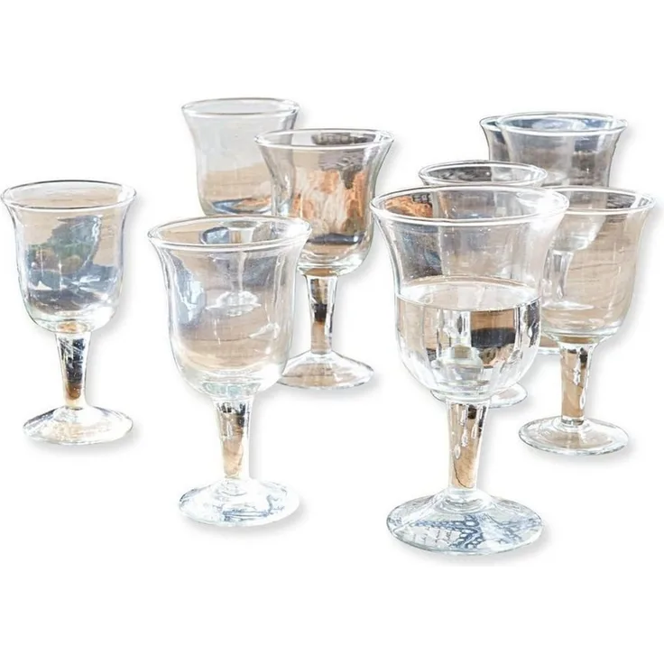 Mirabeau Glas Glas 12er Set Antrim klar, Glas, Trinkgläser, Sechs kleine und sechs große Gläser
