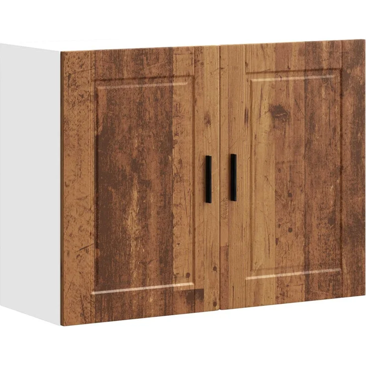 vidaXL Küchen-Hängeschrank Porto Altholz-Optik Holzwerkstoff 854075 – Bild 8