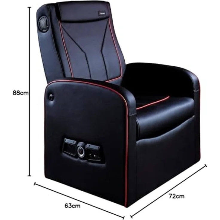 X Rocker Shift Luxe Junior 2.1 Ottoman Gaming-Sessel mit Stereo-Lautsprechersystem und Subwoofer - – Bild 2
