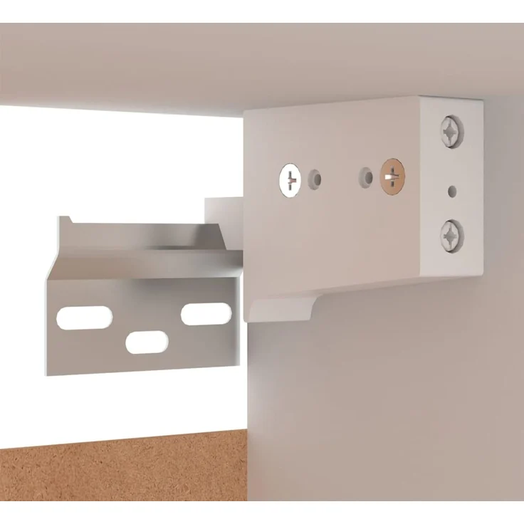 8-tlg. TV-Schrank, Lowboard TV Set Weiß Holzwerkstoff – Bild 7