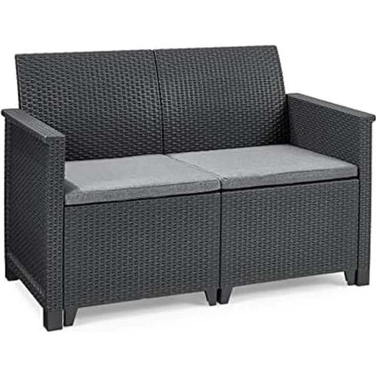 Keter 246148 - Garten-Set Emma, 4-Sitzer, Graphit – Bild 5