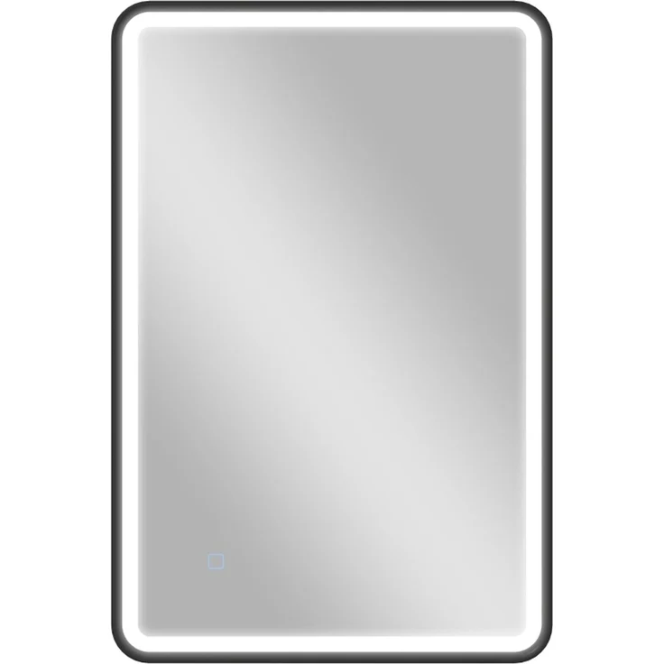 90 x 60 cm LED-Badezimmerspiegel, Lichter, 3 Farben, dimmbar, Memory-Funktion, horizontal und vertikal, Schwarz--Schwarz--60x4x90cm--YOUDENOVA – Bild 1