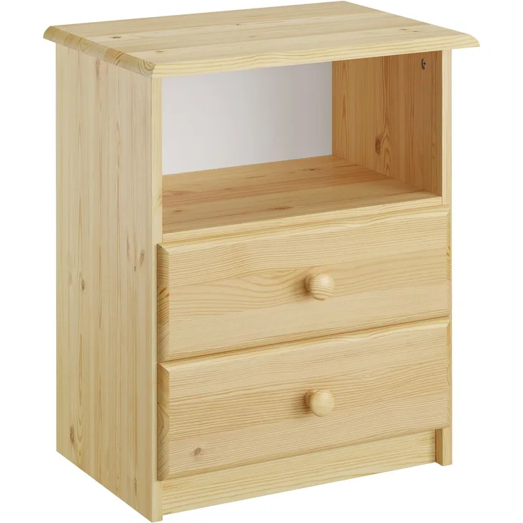 Erst-Holz Nachttisch für höhere Betten/Seniorenbetten