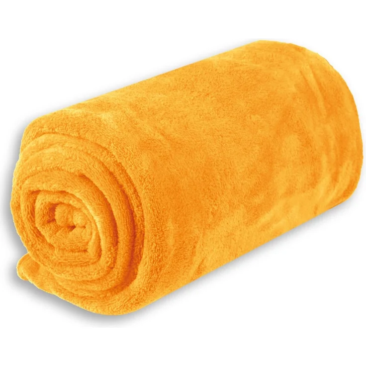 Babydecke Mikrofaser Bestcount 70x100 cm maisgelb - hellorange – Bild 1