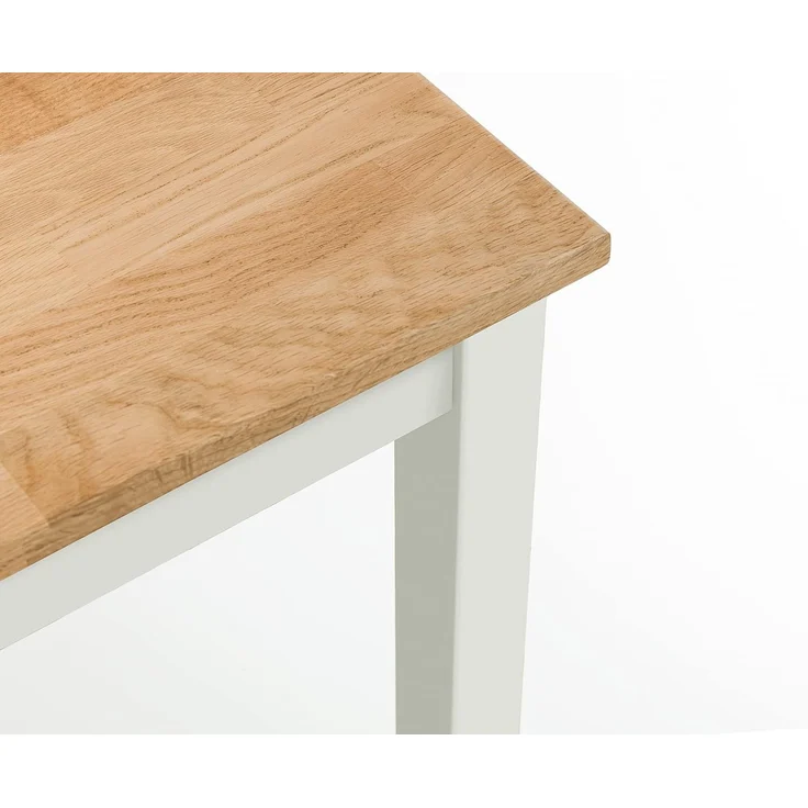 Julian Bowen Coxmoor Lampentisch, Weiß und Eiche – Bild 3