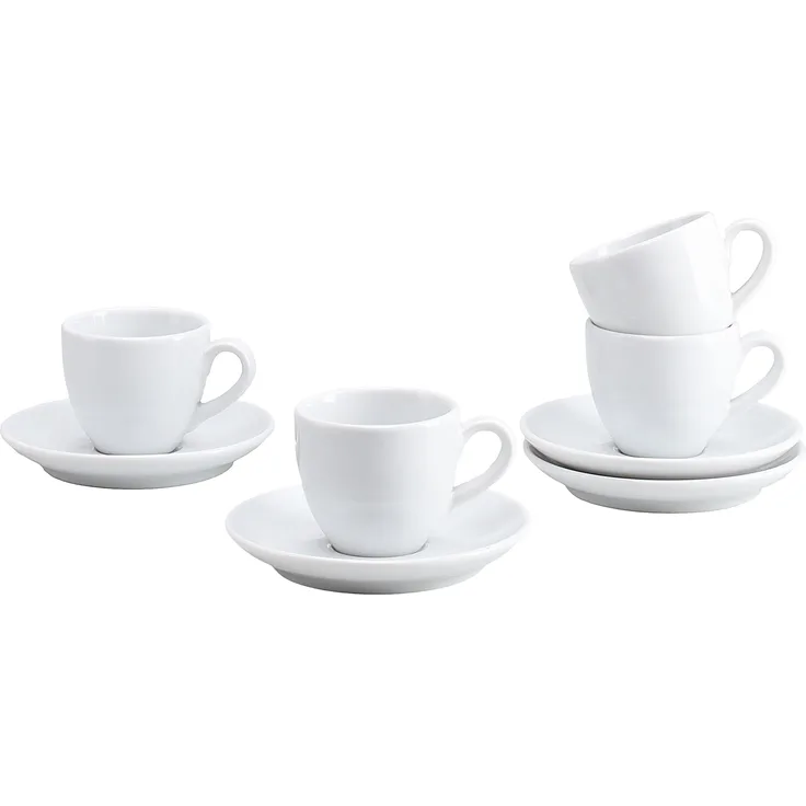 Bistrot Weiss, Espresso Set 8-tlg (mo)