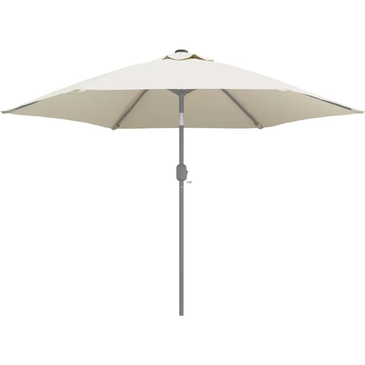 vidaXL Ersatzbezug für Sonnenschirm Sandweiß 300 cm 313795 – Bild 4