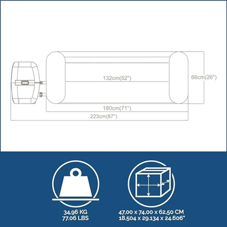 Bestway Whirlpool Lay-Z-SPA Havana WLAN – Bild 3
