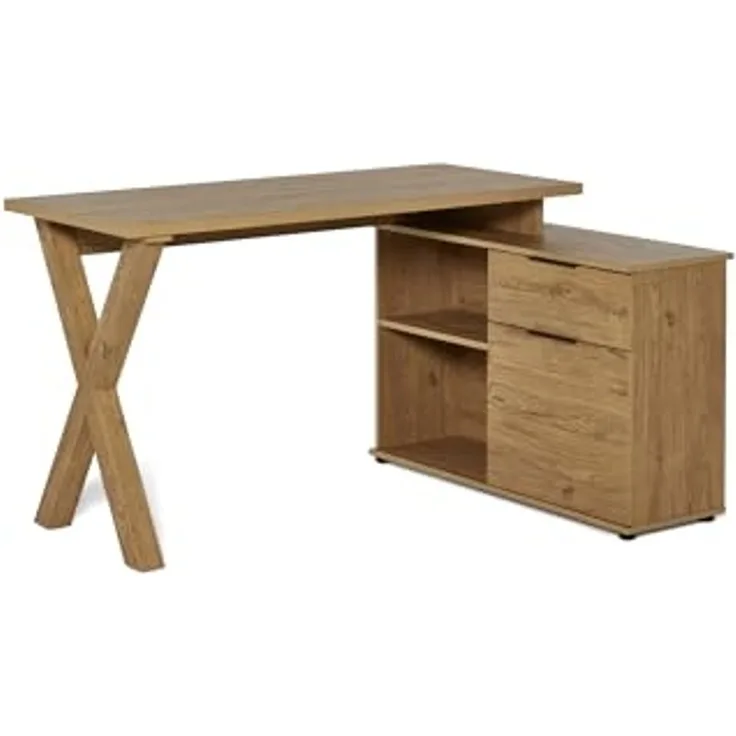Jahnke Eckschreibtisch X-Club C 40 E Montana Eiche