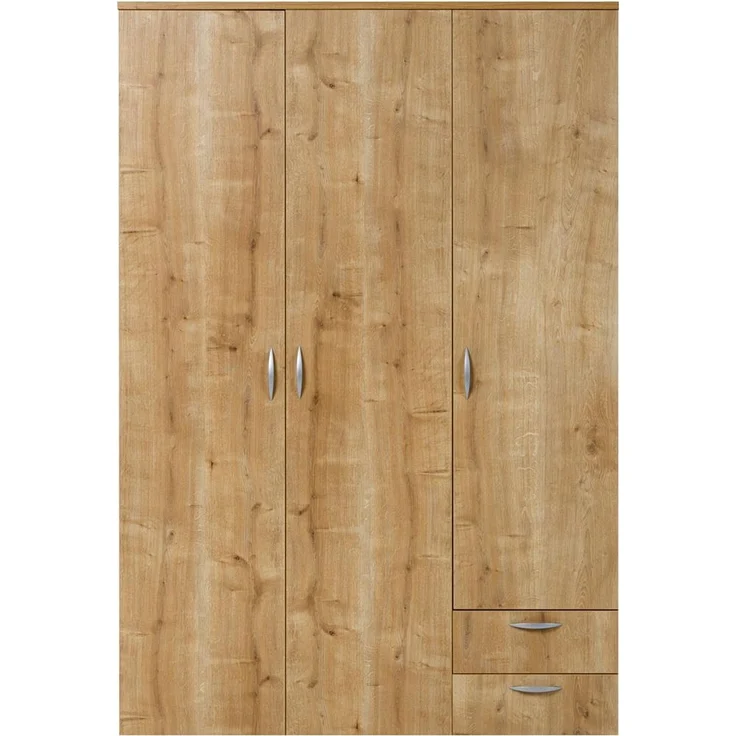 Kleiderschrank, Saphir Eiche, 120x177x52cm – Bild 9