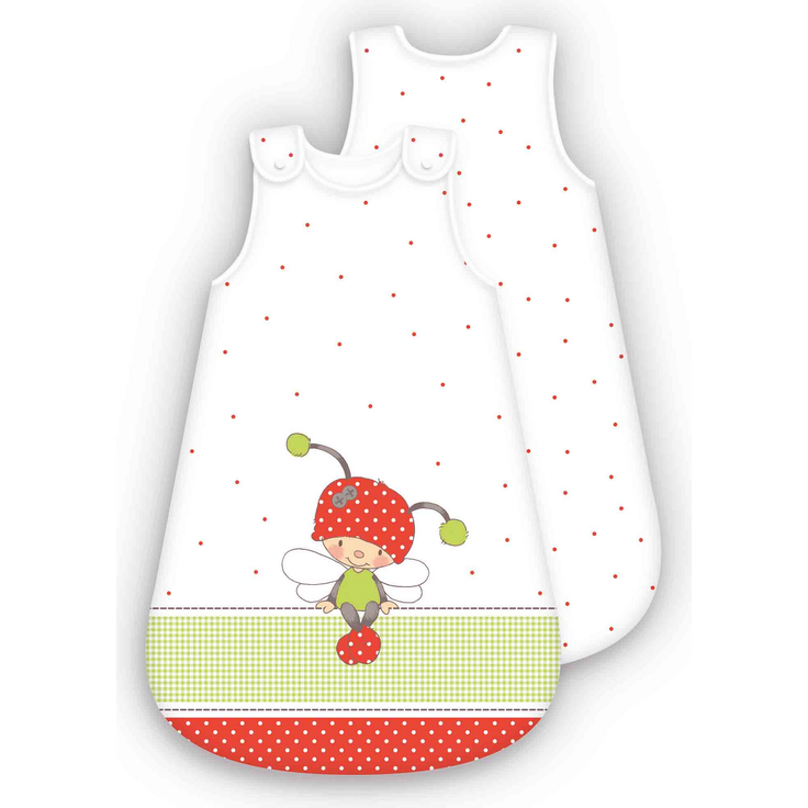 Herding babybest® Ganzjahres-Schlafsack für Babys Käferchen Baumwolle 60 x 45 cm
