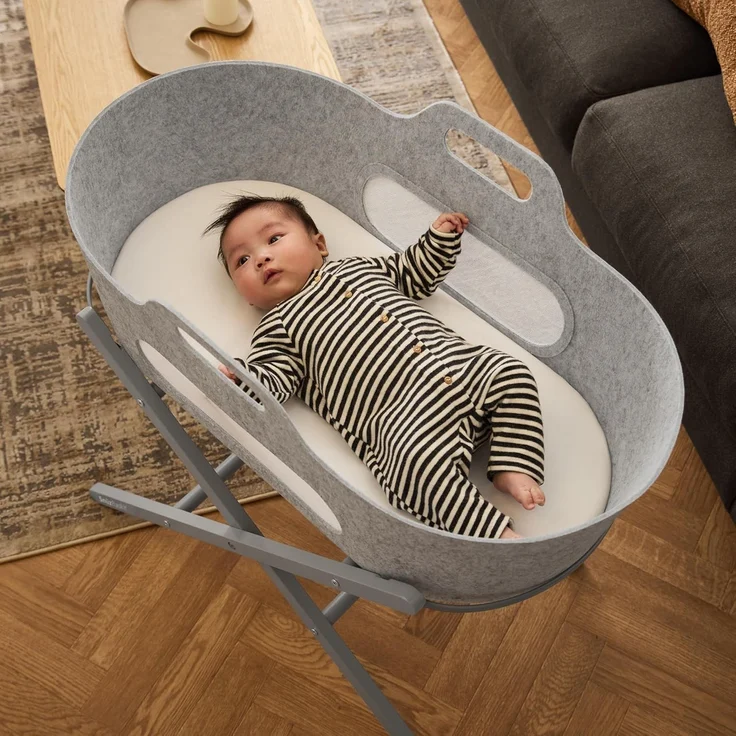 Snüz SnüzBaskit Moses Basket + Stand Set - Dove Gr – Bild 2
