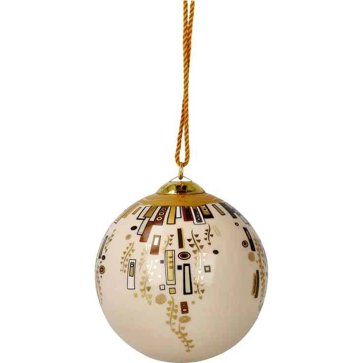 Goebel / Gustav Klimt -Ornamente,Kugel,7,5cm x 7,5cm x 7,5cm / Porzellan / 7,5cm x 7,5cm x 7,5cm – Bild 5