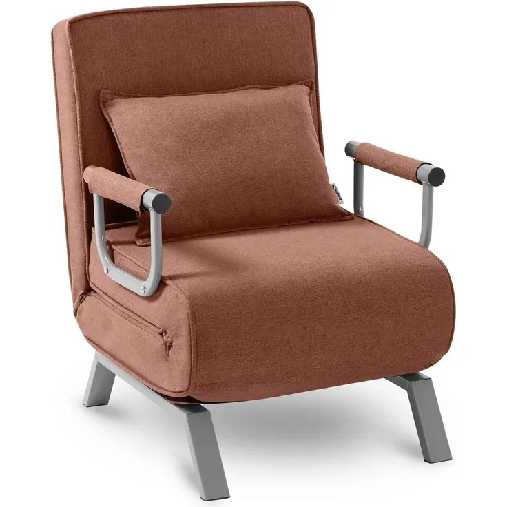 Makika Schlafsessel Schlafsofa Ted klappbar in Braun