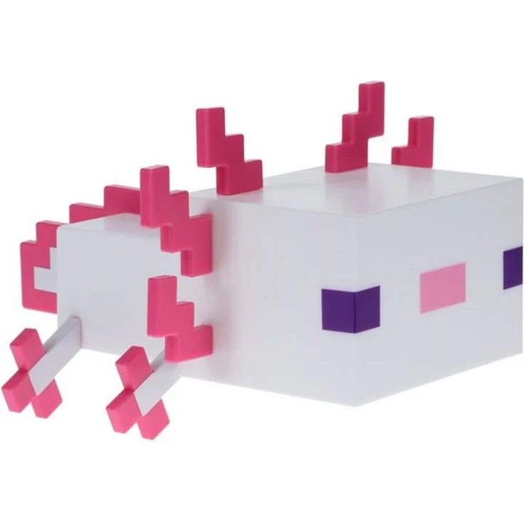 Paladone Minecraft Axolotl Licht | Dekorieren Sie Ihren Schreibtisch oder Nachttisch | Betrieben mit 3X AA Batterien – Bild 4