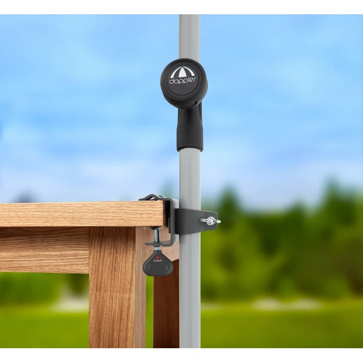 Doppler Tischklammer für Schirmstock Ø 22 - 32 mm, anthrazit – Bild 2