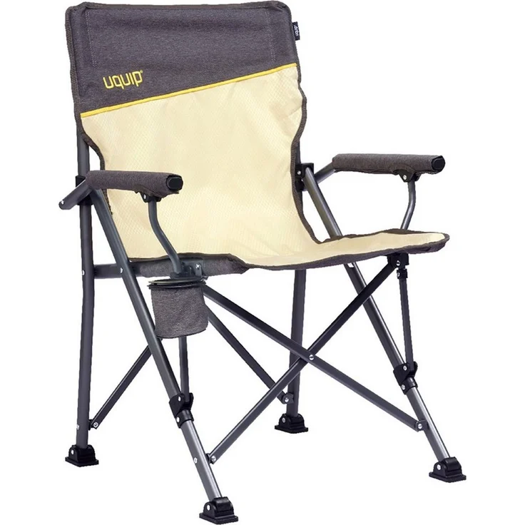 Uquip Campingstuhl Roxy Strandstuhl Faltstuhl Klappstuhl Faltbar Stahl 120 kg Sand – Bild 5