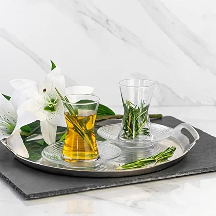LAV Derin 6er-Set Teegläser 140 ml – Klassisch, transparent, für türkischen Tee – Bild 2