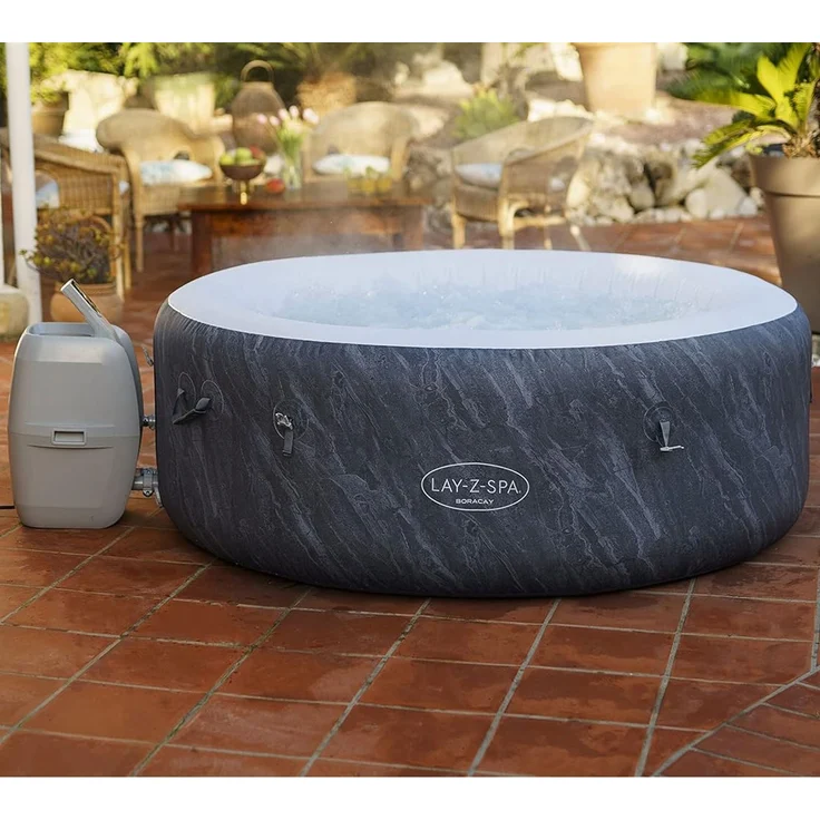 LAY-Z-SPA® WLAN-Whirlpool Boracay AirJet™ Ø 180 x 66 cm, rund – Bild 7