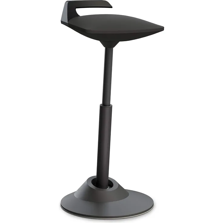 aeris Muvman Standard ergonomische Stehhilfe – Aktiver Stehsitz für dynamisches Sitzen und Stehen – Höhenverstellbarer Stehstuhl mit 51-84 cm Sitzhöhe