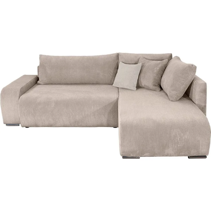 COLLECTION AB Ecksofa Poppy, L-Form, Breite 227 cm mit Schlaffunktion, inkl. Schlaffunktion und Bettkasten