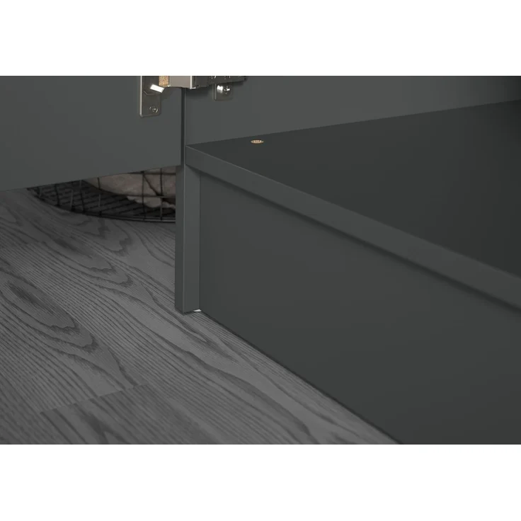 Waschmaschienenumbau Set (B/H/T: 233x195x68 cm) in anthrazit Nachbildung – Bild 7