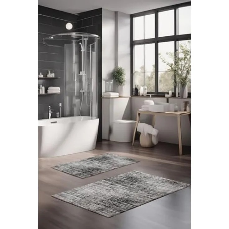 Mijolnir 'CT-5091' Badematten-Set (2-teilig), Mehrfarbig