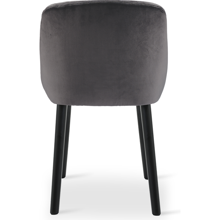 GOEURVANT 993 Esszimmerstühle 4er-Set, Samt - Dunkelgrau – Bild 6