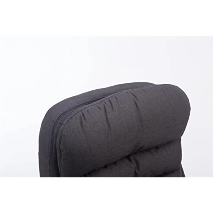 TPFLiving XXL Bürostuhl Vancom, Dunkelgrau, 235 kg Belastbarkeit, ergonomisch, drehbar, Stoffbezug, 77x122x77 cm – Bild 5