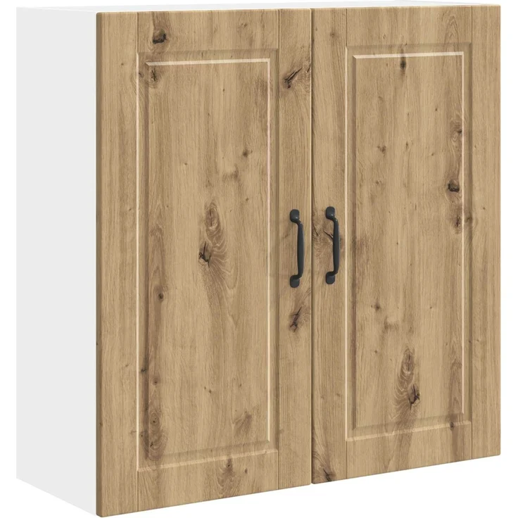 vidaXL Wandschrank PORTO Artisan-Eiche 80 x 31 x 80 cm Holzwerkstoff 885414 – Bild 2