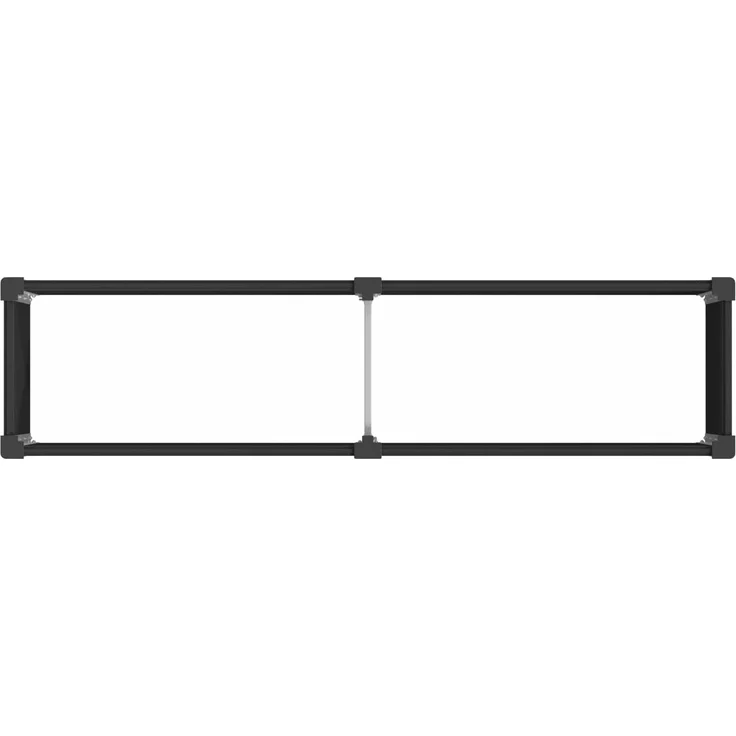 vidaXL Hochbeet Schwarz 200 x 50 x 91 cm WPC und Aluminium 42038985 – Bild 5