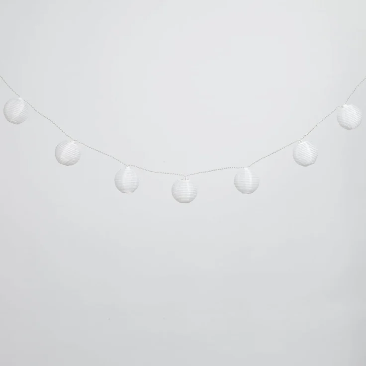 Lights4fun LED-Lichterkette 20er Lampion Lichterkette warmweiß – Bild 6