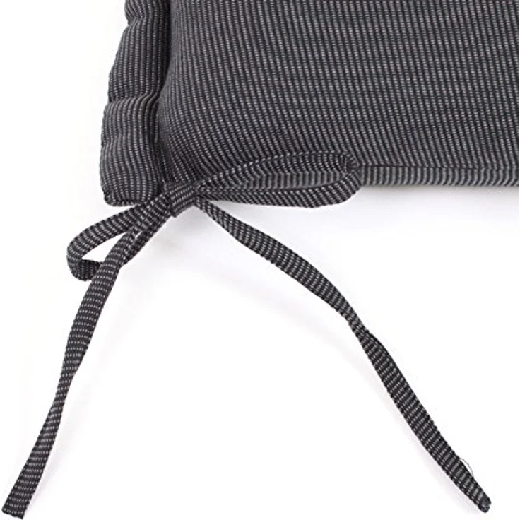 riess-ambiente Bankauflage ROG 45x110cm anthrazit – Sitzkissen, Polster-Auflage, (Einzelartikel, 1 St), bequemes Outdoor-Auflagekissen – ideal für 2-Sitzer Gartenbank – Bild 5