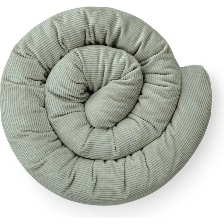 Ehrenkind Nestchenschlange Bettschlange Cord aus 100% Bio-Baumwolle, Schutz und Geborgenheit, (Kuschelschlange, Bettumrandung Babybett), Bettschlange Baby