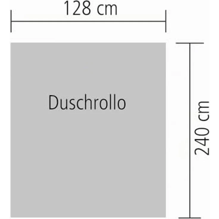 Kleine Wolke Duschrollo clear 128x240cm – Bild 2