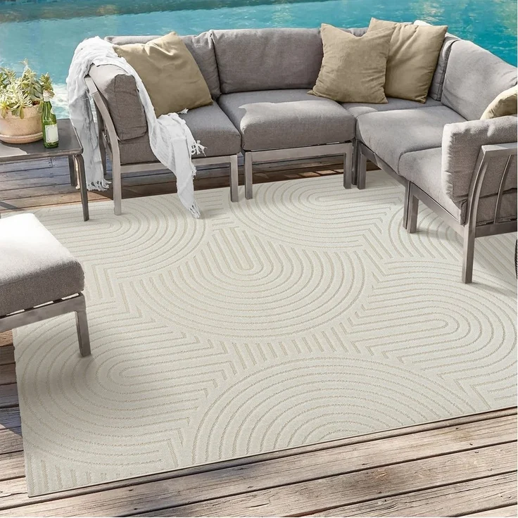 Sanat Teppich Berlin, rechteckig, Höhe: 6 mm, In -und Outdoor geeignet, Außenbereich, Terrasse, Balkon, auch Läufer – Bild 1