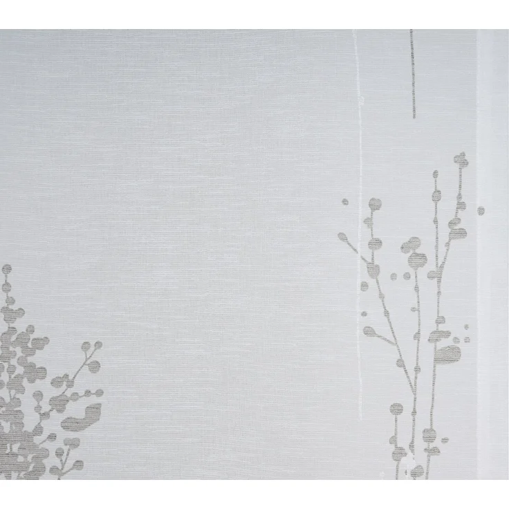 GÖZZE Flächenvorhang SCOLETTA silber BH 60x245 cm silber Gardine Fertigvorhang – Bild 2