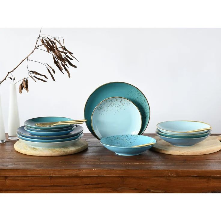 Nature Collection Aqua, Tellerset 12-tlg (mo) – Bild 2
