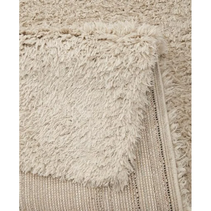 TaraCarpet Flokati-Teppich TaraCarpet Flokati Premium Langflorteppich Shaggy, rechteckig, Höhe: 52 mm, Flokati Hochflor Langflor weich beige Wohnzimmer Schlafzimmer 60x120 – Bild 6
