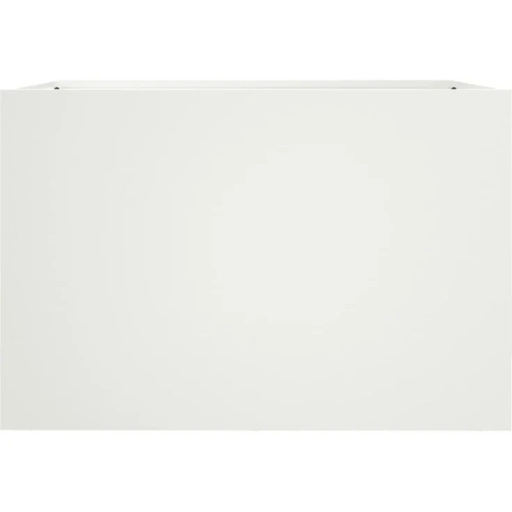 vidaXL Pflanzkübel Weiß 62x47x46 cm Stahl 841602 – Bild 4