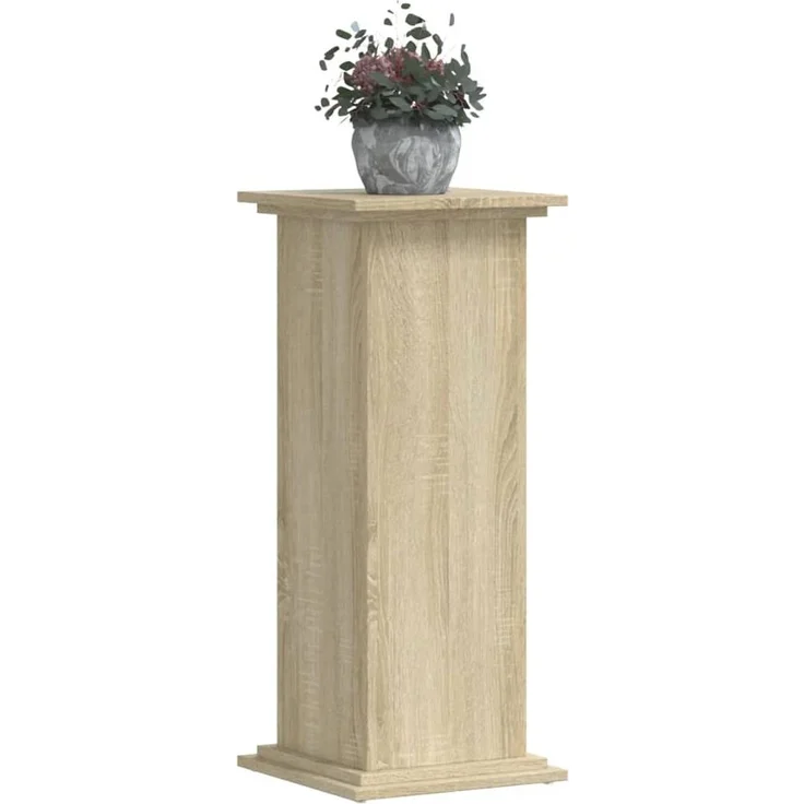 vidaXL Pflanzenständer Sonoma-Eiche 33x33x80 cm Holzwerkstoff 852971 – Bild 2