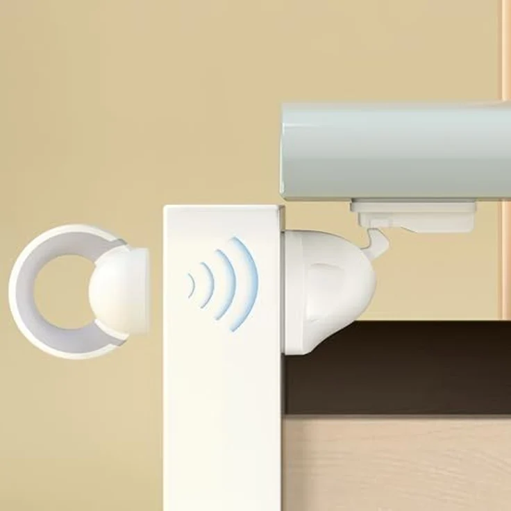 Twistshake Magnetisches Schlüsselschloss für Babys – 4 Stück | für Schrankschubladen | minimalistisches Design – Bild 3