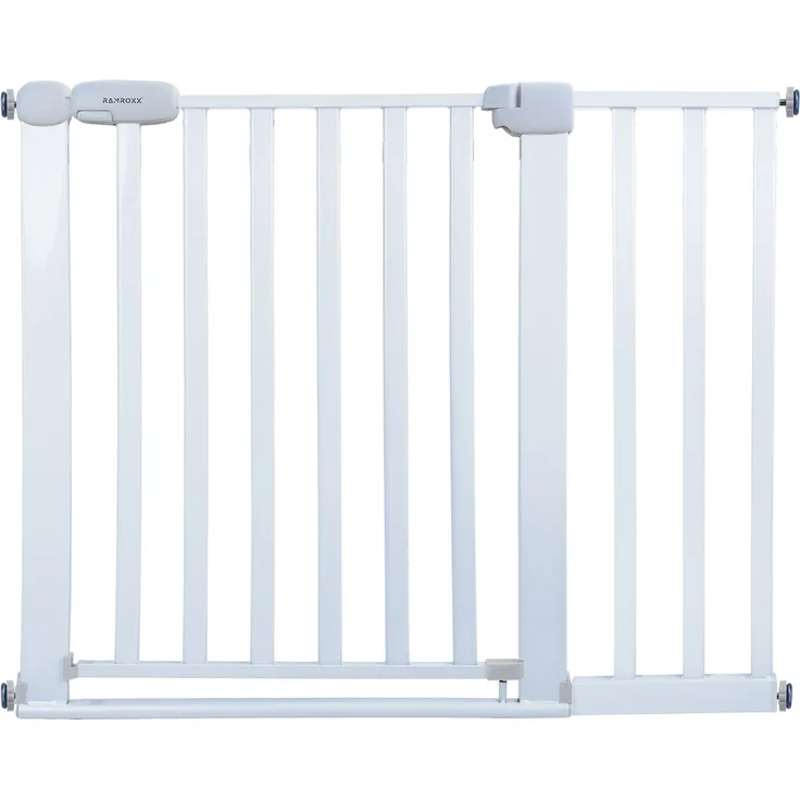 Absperrgitter Treppenschutzgitter weiß für 103-113cm Durchgang 77cm Hoch
