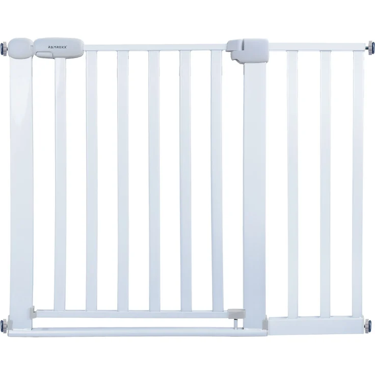 Absperrgitter Treppenschutzgitter weiß für 103-113cm Durchgang 77cm Hoch