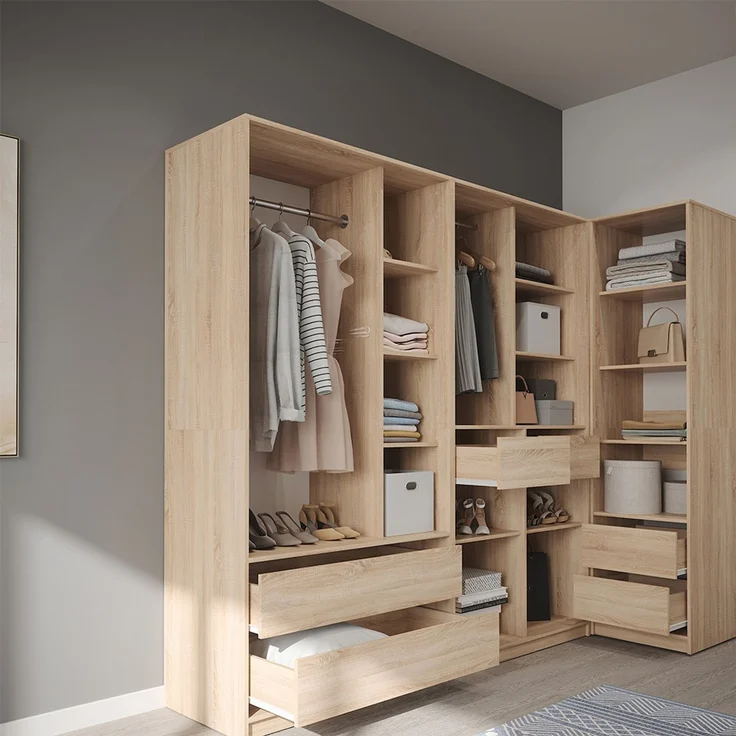 Kleiderschrank Elmo Sonoma 50 x 200 cm Vicco – Bild 5