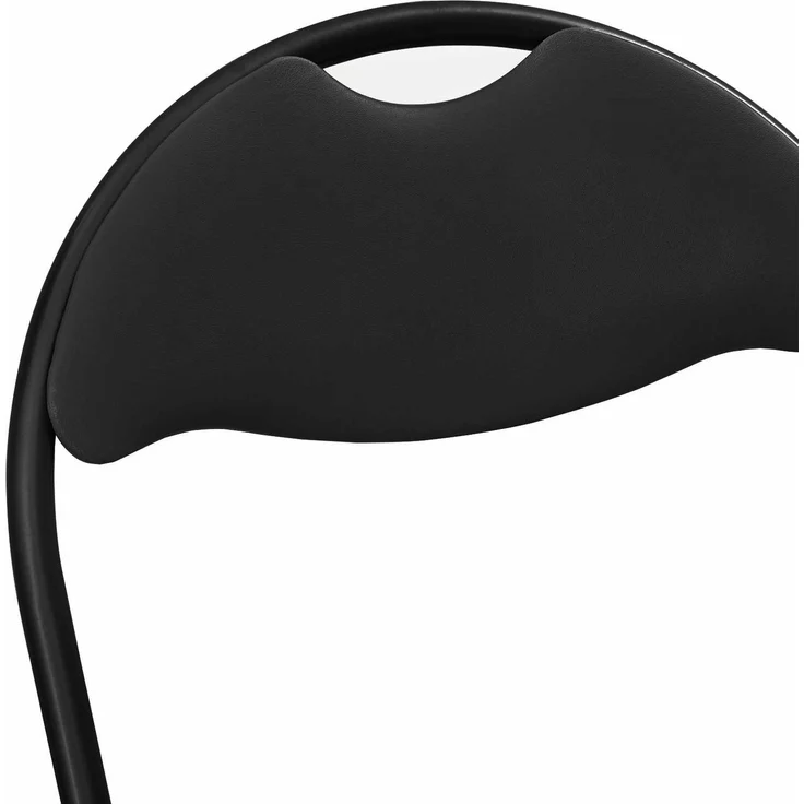 vidaXL Klappstuhl 2 pcs Schwarz 48 x 43,5 x 81 cm Kunstleder 42029048 – Bild 9