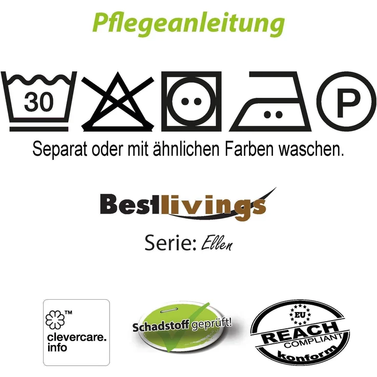 Bestlivings Nackenrolle 10x25cm ( BxL ) Bezug in der Farbe Schwarz, in vielen vers. Farben – Bild 5