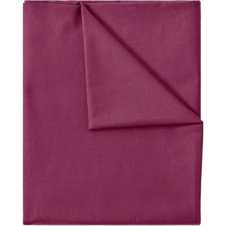 GREEN MARK Textilien Betttuch gewebtes Leintuch Betttuch, 100% Baumwolle, Gummizug: ohne, (1 Stück), weich und pflegeleicht, viele Variationen, 150x250 cm, Bordeaux rot – Bild 4