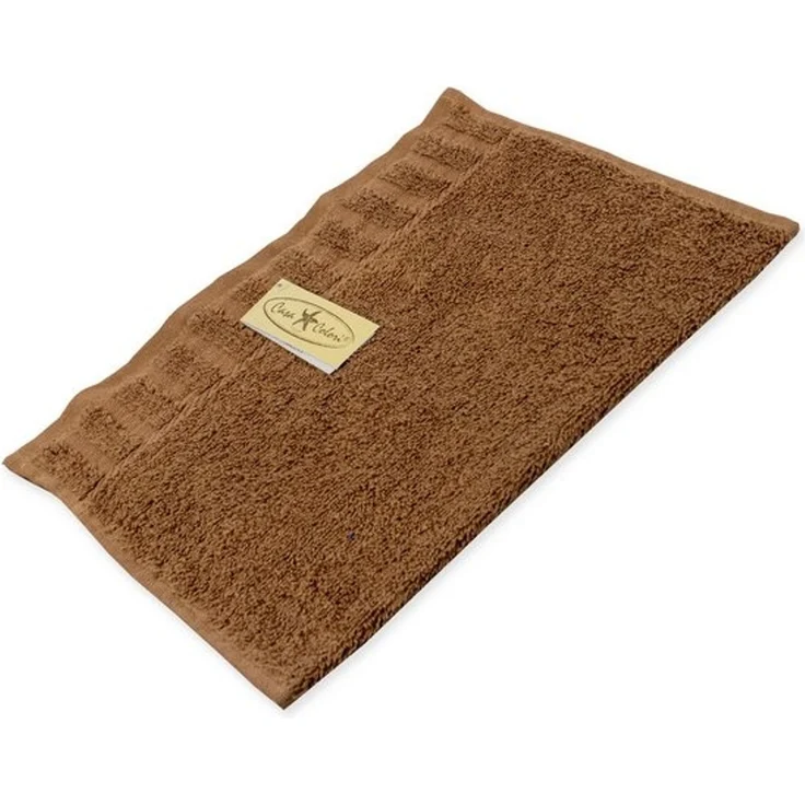 Gästetuch uni taupe, 30 x 50 cm – Bild 4