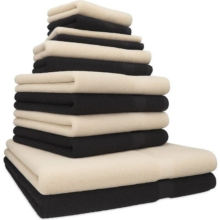 Betz Handtücher Premium Handtuch-Set 12-tlg. Duschtücher, Handtücher, Gästetücher, Baumwolle (Set, 12-St) – Bild 4